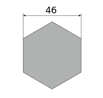 Сталь сорт нерж никел шестигранник х/т 46 h11 (Калиброванный), марка 12Х18Н10Т AISI 321