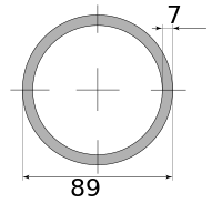 Трубы г/д 89х7, марка Ст10