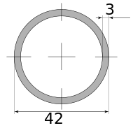 Трубы х/д 42х3