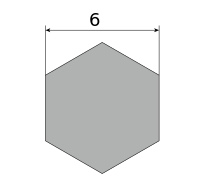 Сталь сортовая х/т калиброванная шестигранник 6, марка А-12