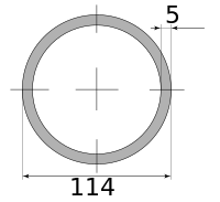 Трубы г/д 114х5, марка Ст10