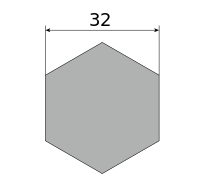 Сталь сорт нерж никел шестигранник х/т 32 h11 (Калиброванный), марка 12Х18Н10Т AISI 321