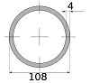 трубы электросварные 108х4 10977-11000