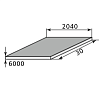 лист г/к горячекатанный низколегированный 30х2040х6000, марка с355