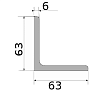уголок низколегир 63х63х6, длина 6 м, марка ст09г2с-15