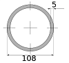 трубы г/д 108х5, марка ст10