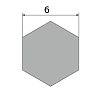 сталь сортовая х/т калиброванная шестигранник 6, марка ст10