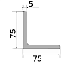 уголок 75х75х5, длина 12 м, марка ст09г2с-15