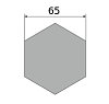 сталь горячекатаная конструкционная, шестигранник 65, марка 09г2с
