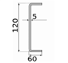 швеллер гнутый 120х60х5, марка ст3  н/д                                                н/д