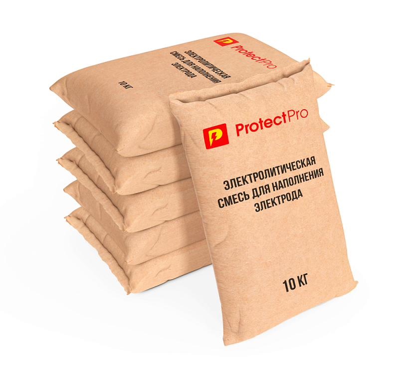 Фото электролитическая смесь для наполнения электрода, 10 кг Электролитическая смесь для наполнения электрода, 10 кг
