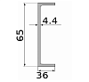 швеллер 6.5 п, длина 6 м, марка ст3