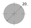 сталь сортовая конструкционная, круг 20, марка ст20